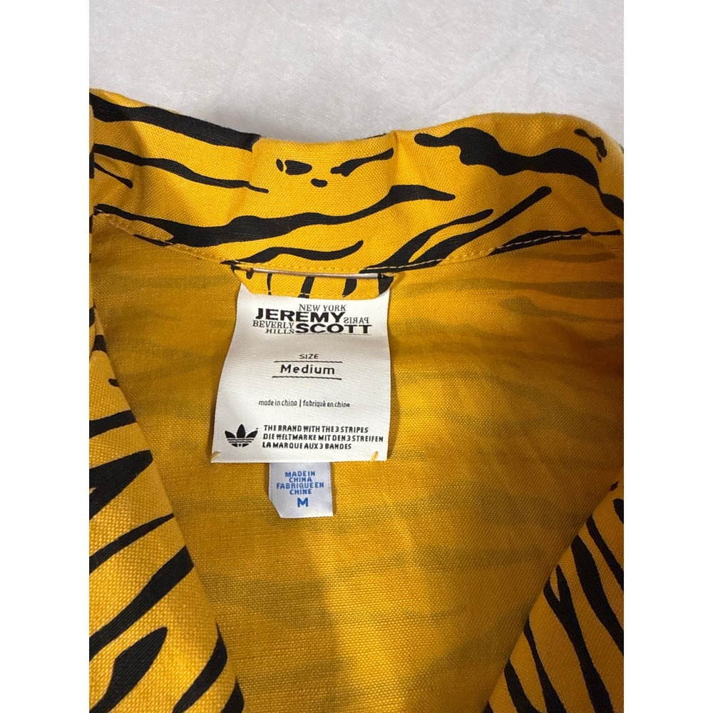 JEREMY SCOTT X ADIDAS RARE Tiger Print Festival romper. Vintage collector. Sz M - Picture 2 of 16